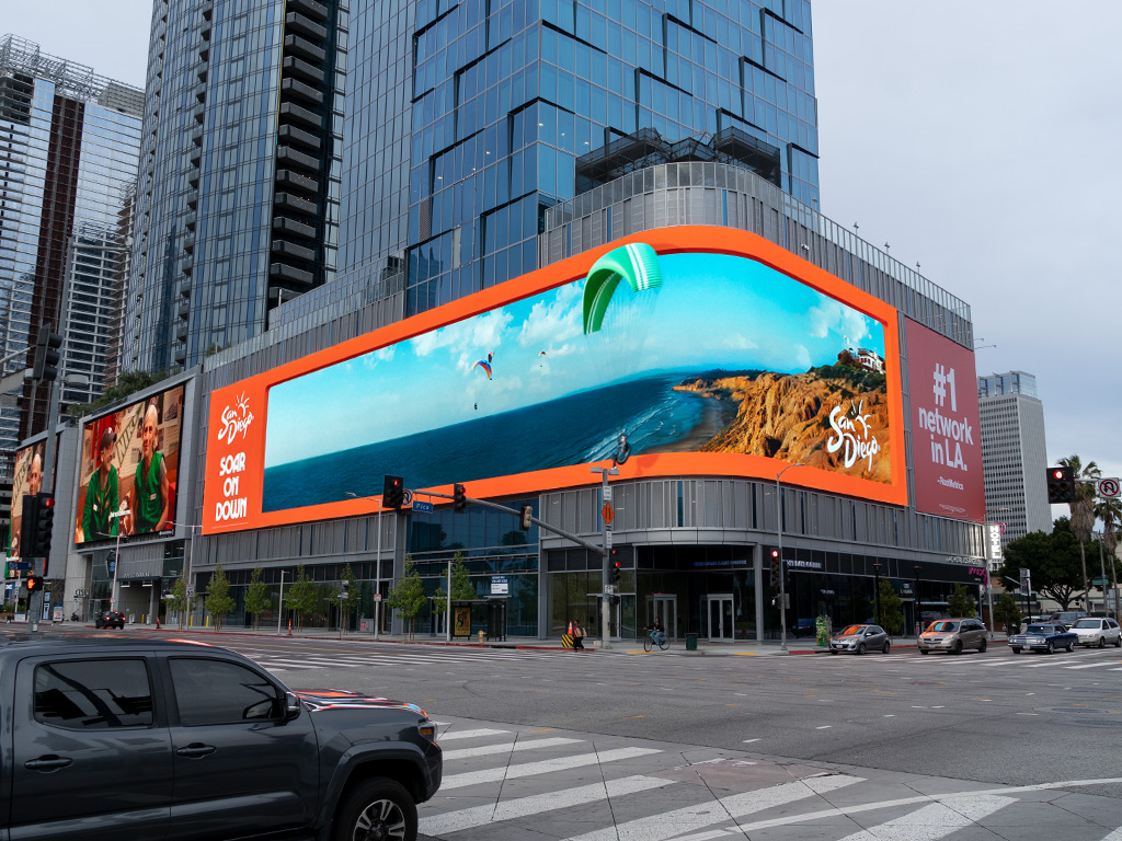 Transparent Advertising Screen