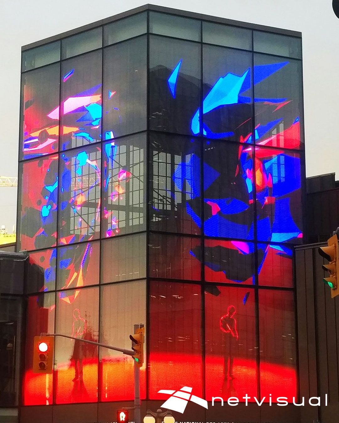 transparent LED display