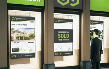 digital signage for storefront window