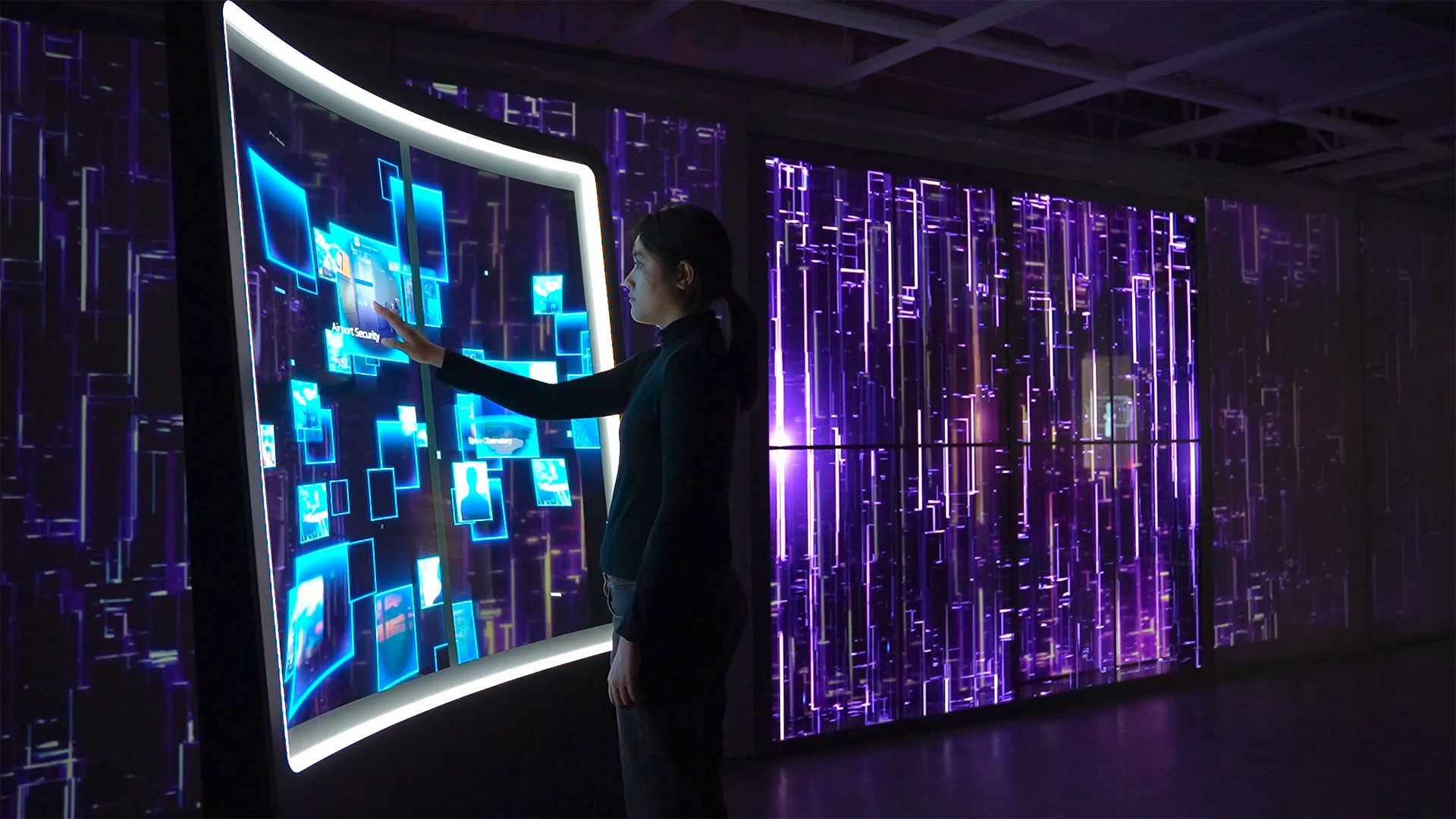 interactive transparent display