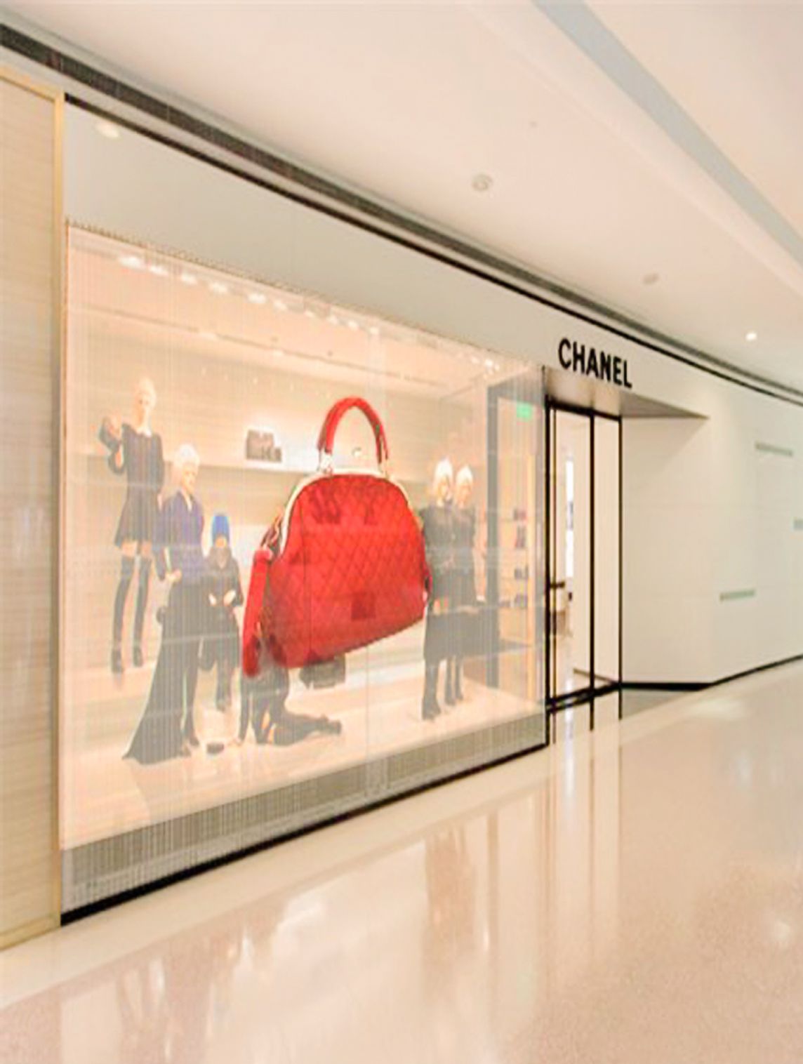invisible display for retail