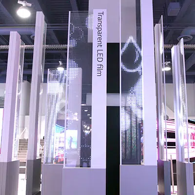 Transparent LED Mesh vs. Film