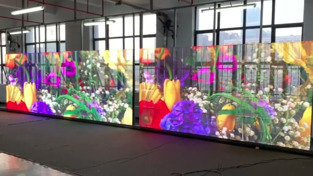 transparent LED display
