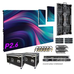 Outdoor 10FT x 7FT LED Video Wall P2.6  - Novastar, Kinglight, Hanging Bars