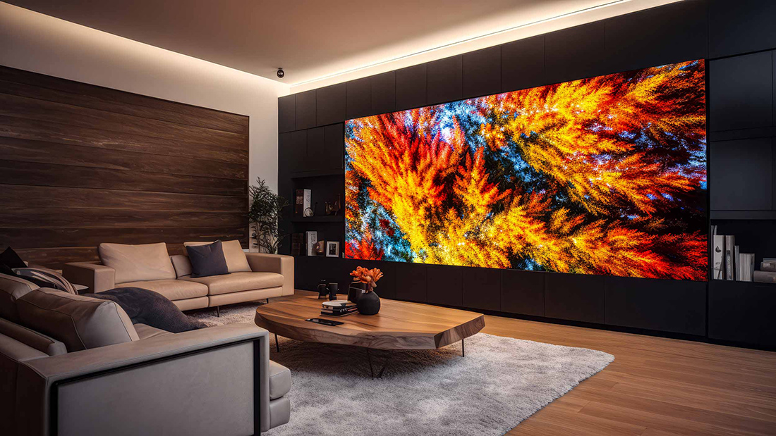 home LED video wall