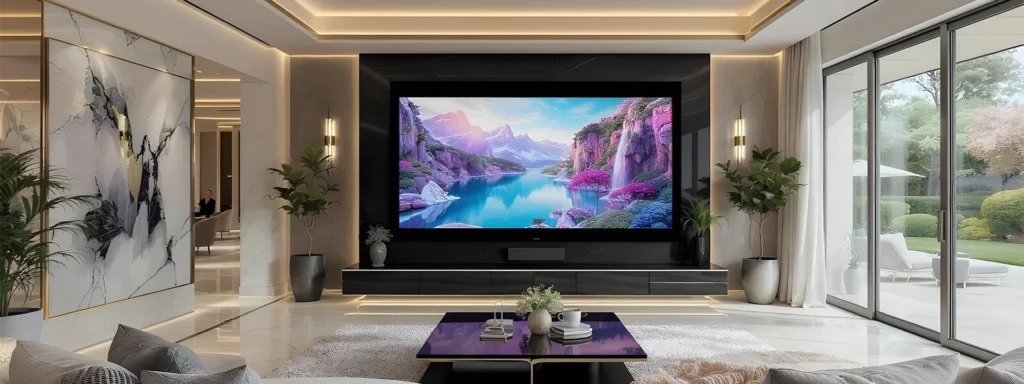 home LED video wall