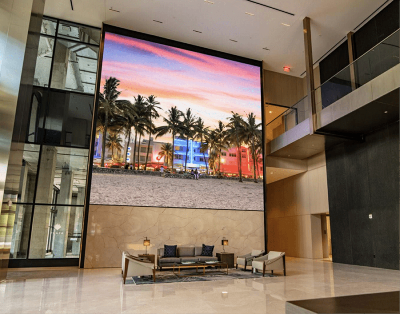 home LED video wall