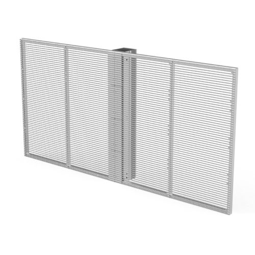 SeeThru Transparent LED Bar Screen, front view