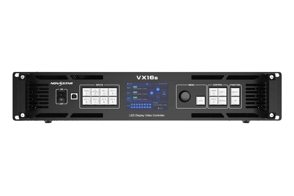 NovaStar VX16S 4K all-in-one LED display video controller front panel
